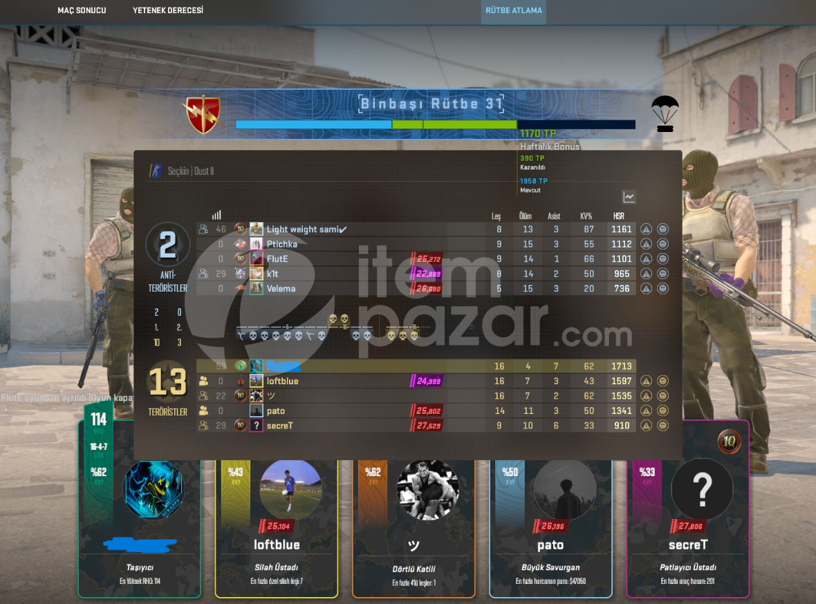 CS2 BOOST SERVİSİ