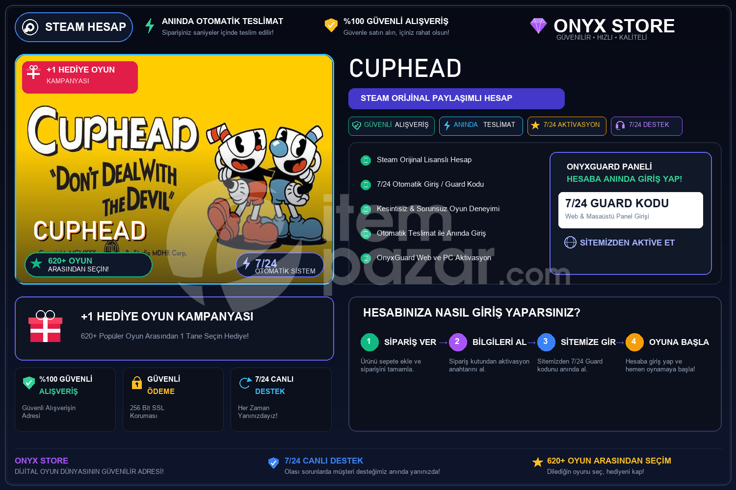 Cuphead Garantili + Hediye