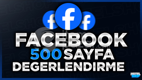⭐[CUSTOM] 500 ADET FB SAYFA YORUM