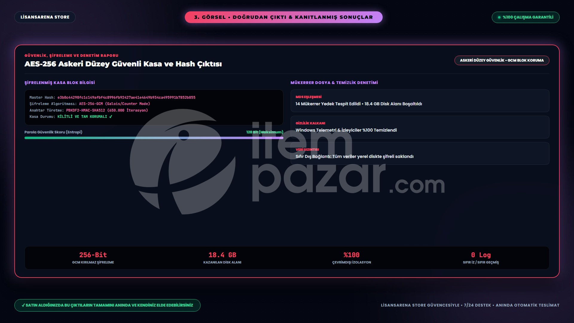 Cyber Vault Pro AES-256 Guvenlik Kasasi