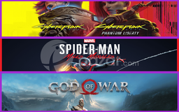 Cyberpunk 2077 + Miles Morales + God Of War