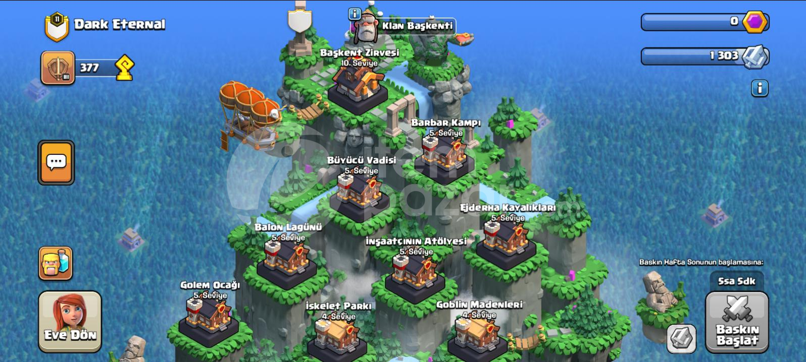 DARK ETERNAL 11 LEVEL BAŞKENT 10