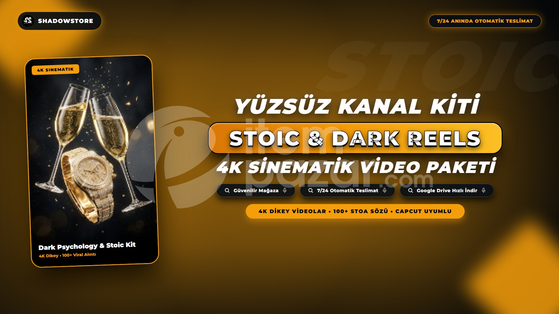 Dark Stoic Reels Kiti | 4K Sinematik Video