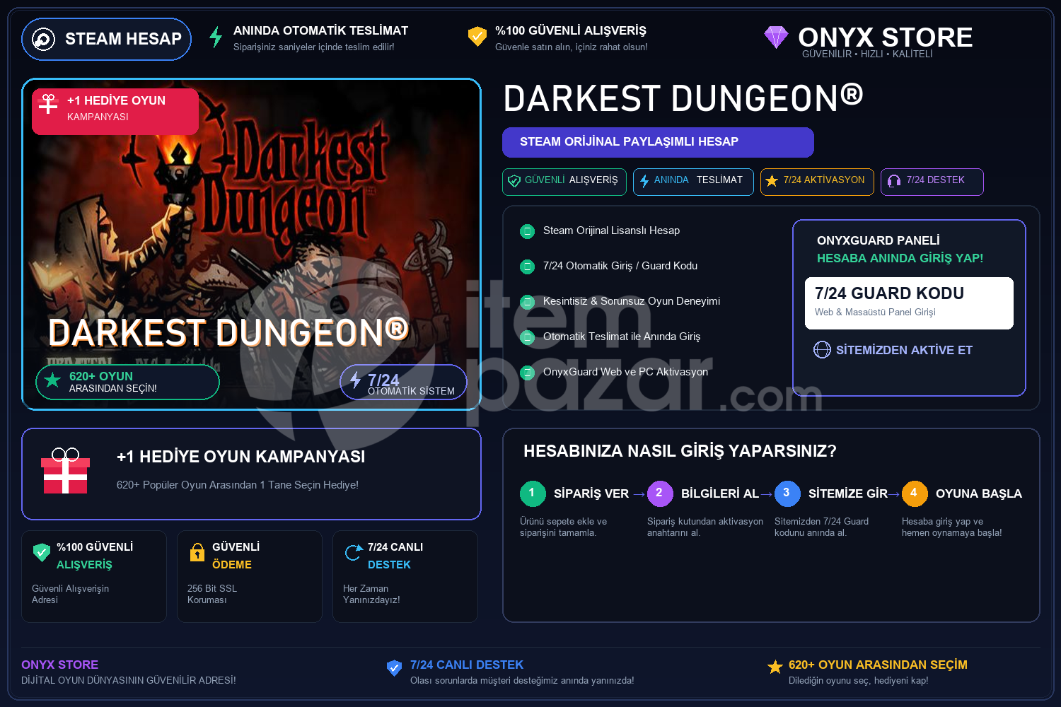 Darkest Dungeon® Garantili + Hediye