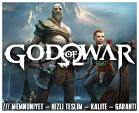 GOD OF WAR + KORUMA + HIZLI TESLİM + GARANTİ