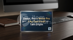 DeepL Pro + Write Pro | 1 Ay Özel Profil 