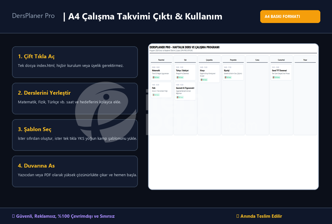 DersPlaner Pro | Sinav Takip