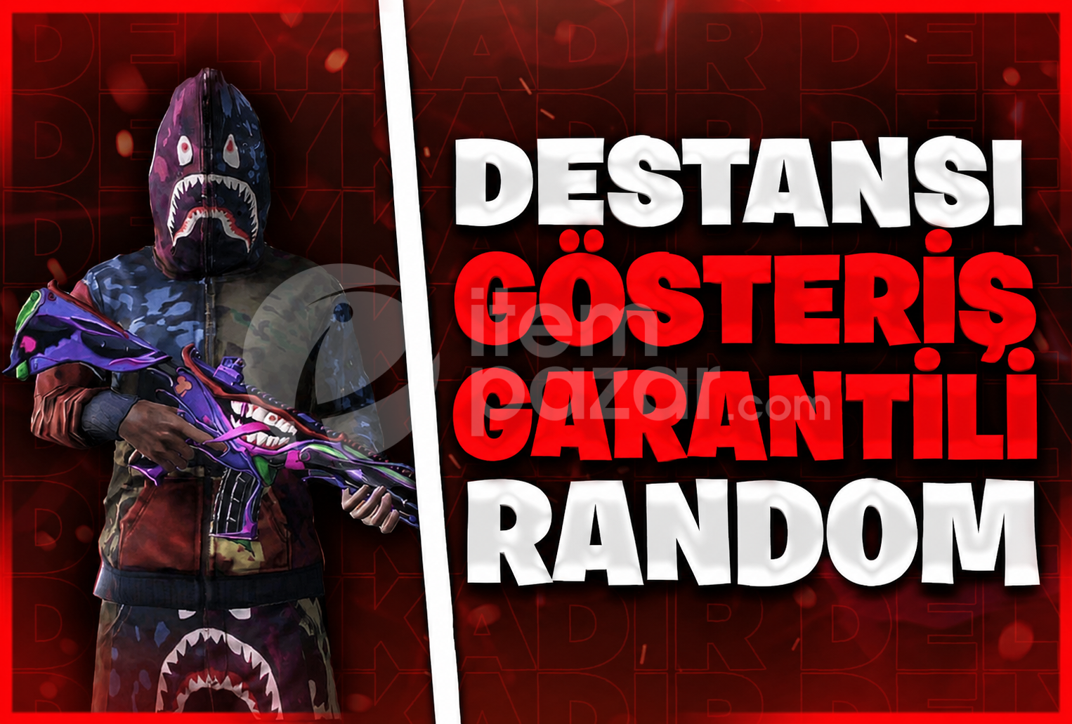 DESTANSI GÖSTERİŞ GARANTİ RANDOM HESAP
