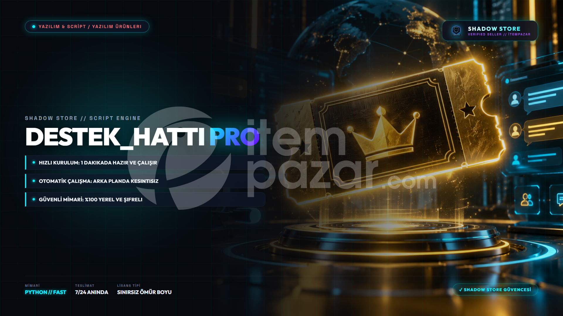 DestekHattı Pro | Ticket Botu