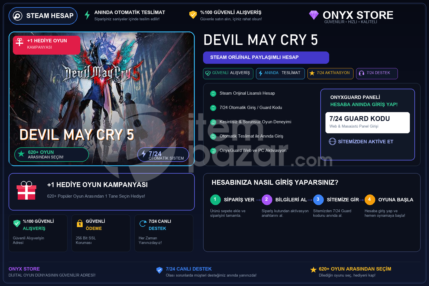 Devil May Cry 5 Garantili + Hediye