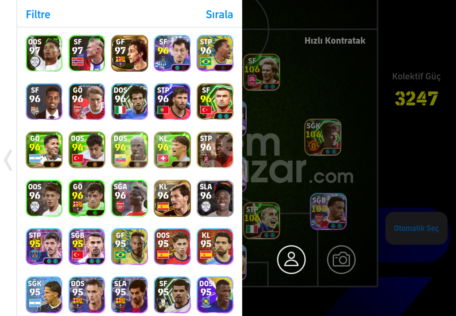 3250Kg Tek bağ 107 Kvara 106 Rume & Beckham!