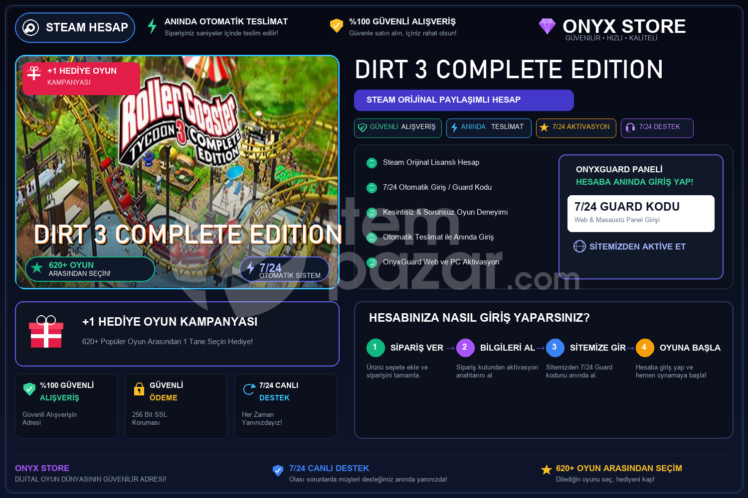 DiRT 3 Complete Edition Garantili + Hediye