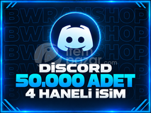 ⭐DİSCOR 50.000 ADET 4 HANELİ İSİM ⭐