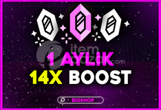 ⭐️Discord 1 AYLIK 14x Boost⭐️