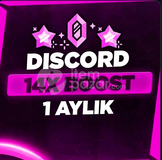 Discord 1 Aylık 14X Boost | GARANTİLİ