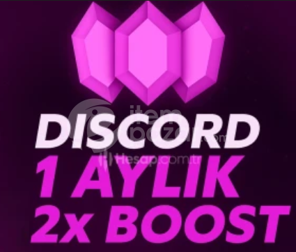 Discord 1 Aylık 2x Boost | Hızlı Teslimat