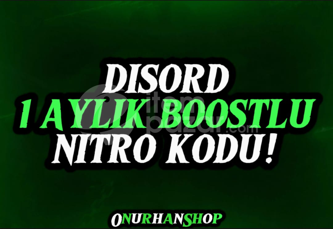 ⭐Discord 1 Aylık 2x Boostlu Nitro!