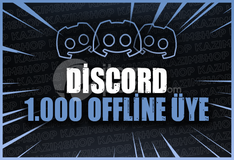 DİSCORD OFFLİNE 1.000 ÜYE | RESİMLİ