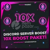 Discord 10x Boost | 1 Aylık 