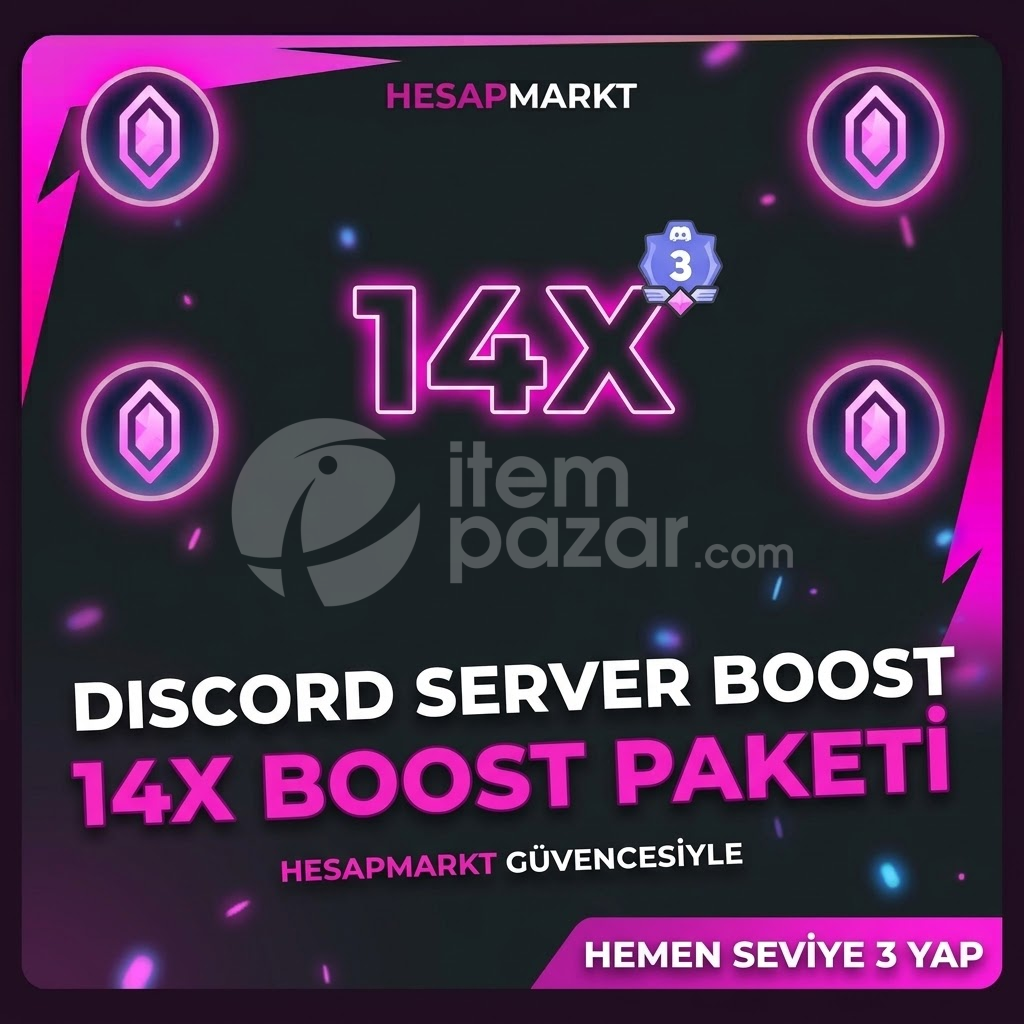 Discord 14x Boost | 1 Aylık