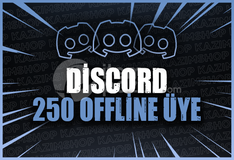 DİSCORD OFFLİNE 250 ÜYE | RESİMLİ