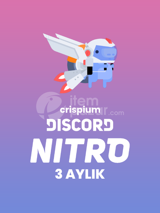 Discord 3 aylık nitro 2x boost