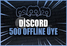 DİSCORD OFFLİNE 500 ÜYE | RESİMLİ