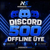 Discord 500 Offline Üye Güvenli-Garantili