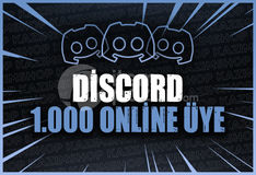 DİSCORD 7/24 AKTİF 1.000 ÜYE | RESİMLİ