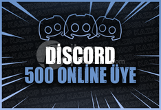 DİSCORD 7/24 AKTİF 500 ÜYE | RESİMLİ