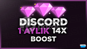 ⭐Discord Boost 1 Aylık 14x