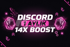 Discord Boost - Otomatik Teslim - 1 Ay 14x