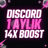 Discord Boost - Otomatik Teslim - 1 Ay 14x
