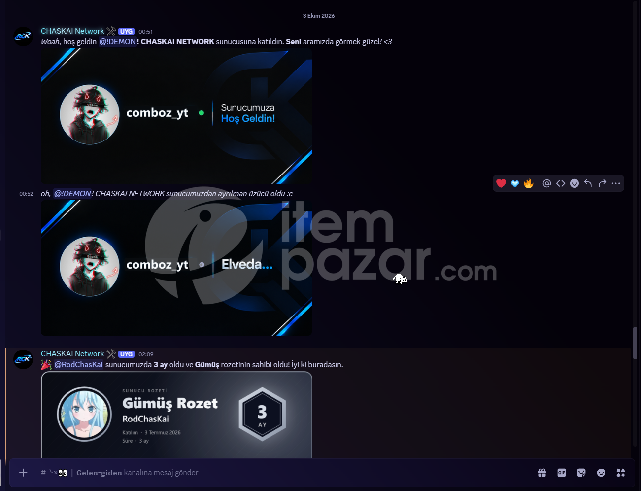 DISCORD BOT - açıklamayı okuyun. 