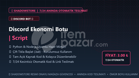 Discord Ekonomi Botu | Script | #015