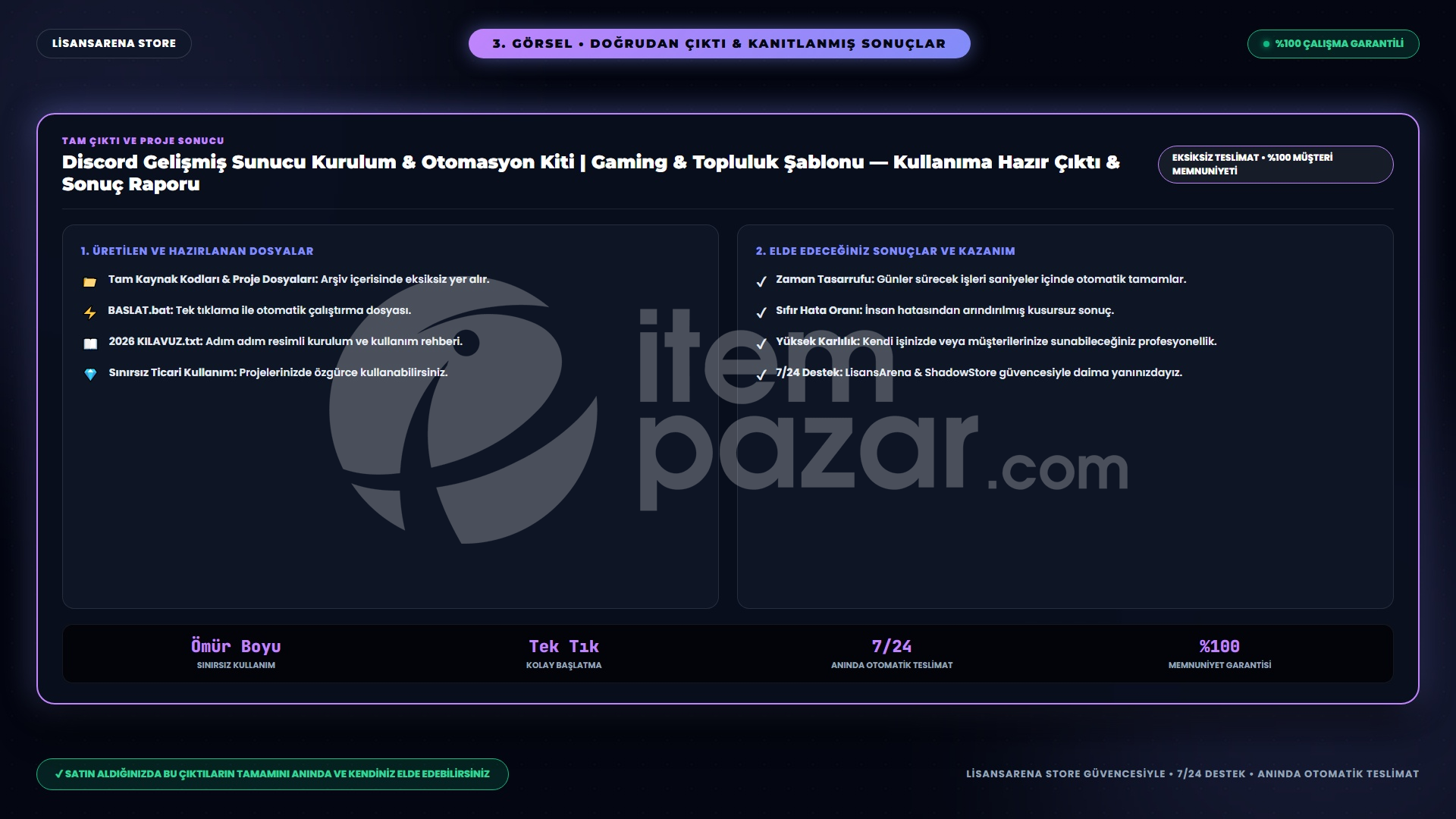 Discord Gelişmiş Sunucu Kurulum ve Otomasyon K