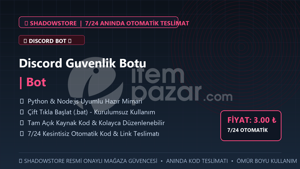 Discord Guvenlik Botu | Bot | #010