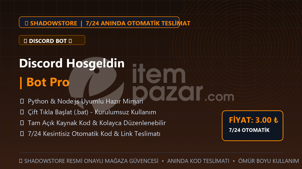 Discord Hosgeldin | Bot Pro