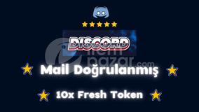 Discord Mail Doğrulanmış Fresh Token 10x