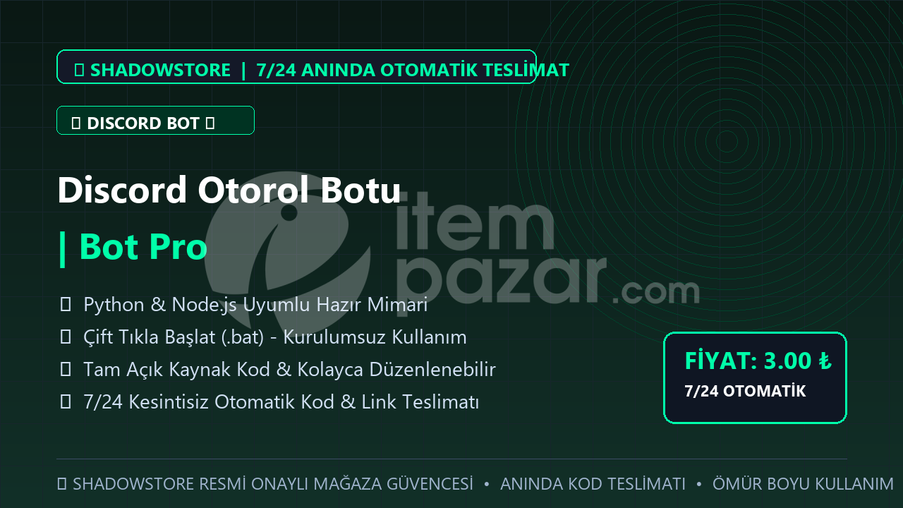 Discord Otorol Botu | Bot Pro