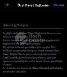 Discord Satılık URL /holigras (Sadece URL) 
