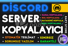 Discord Server Cloner (Kopyalayıcı) Sınırsız!