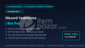 Discord Yedekleme | Bot Pro | #011