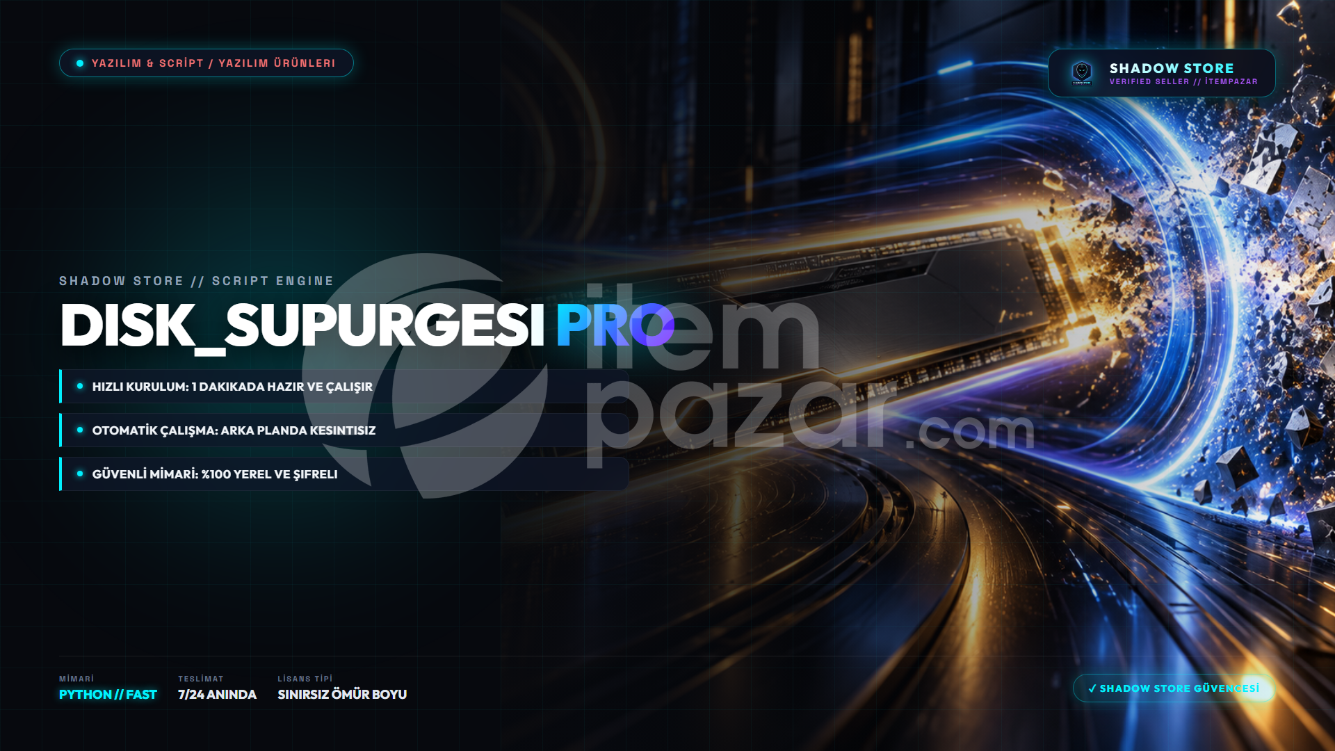 DiskSüpürgesi Pro | Hızlı SSD