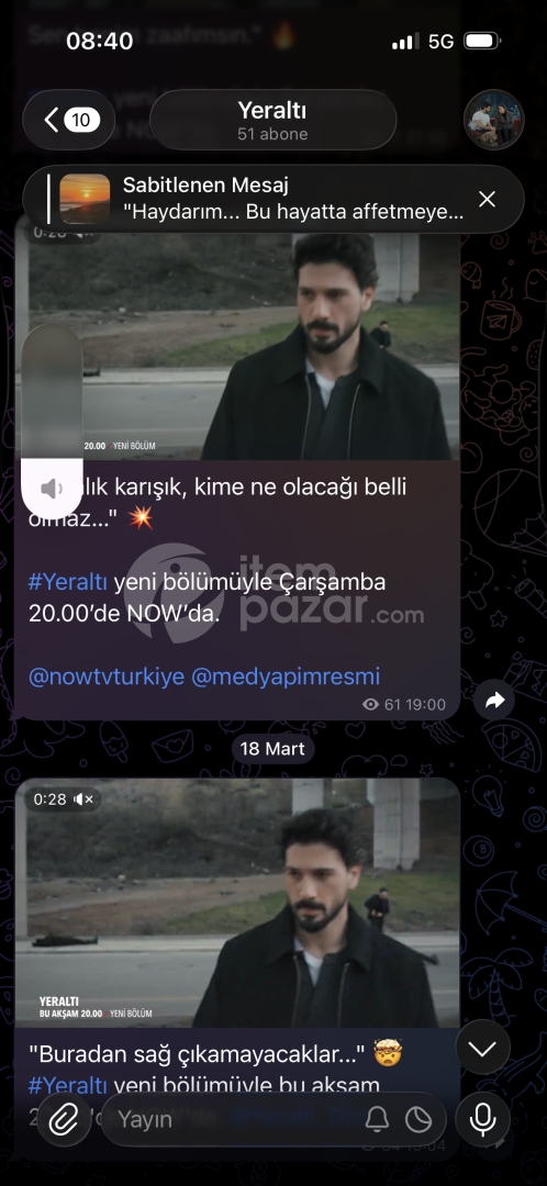 Dizi konseptli kanalımız 