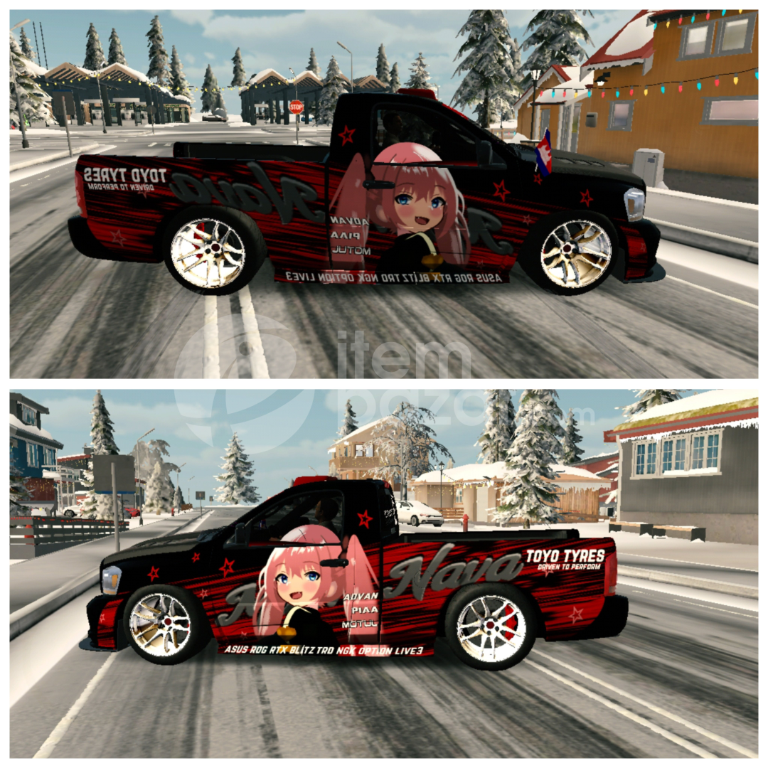 Dodge ram srt Nadir anime çizim
