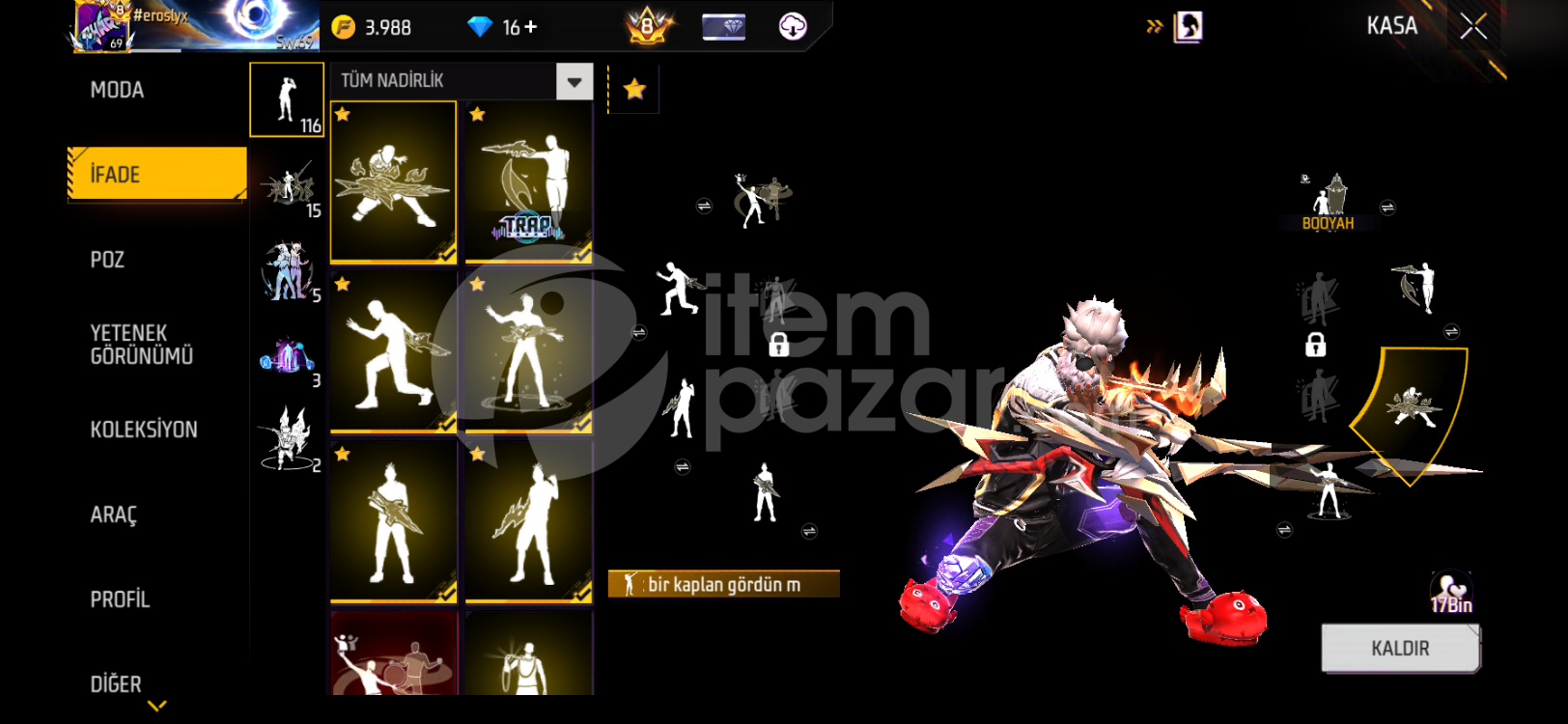 Dolu Free fire hesabı