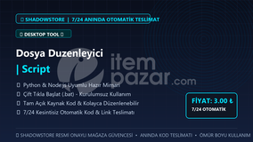 Dosya Duzenleyici | Script | #076