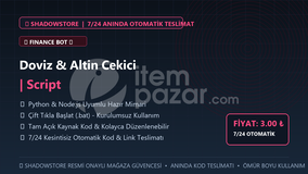Doviz & Altin Cekici | Script | #040