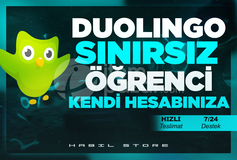 ⭐️Duolingo Plus+ Sınırsız ⭐️